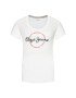 Pepe Jeans Majica Blanche PL504818 Bela Regular Fit - Pepit.si