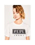 Pepe Jeans Majica Charis PL504443 Bela Regular Fit - Pepit.si