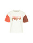 Pepe Jeans Majica Penelope PL504480 Bela Regular Fit - Pepit.si