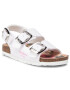 Pepe Jeans Sandali Bio Basic Buckles PGS90171 Bela - Pepit.si