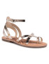 Pepe Jeans Sandali March Basic Metal PLS90442 Zlata - Pepit.si