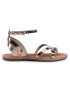 Pepe Jeans Sandali March Basic Metal PLS90442 Zlata - Pepit.si