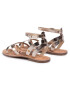 Pepe Jeans Sandali March Basic Metal PLS90442 Zlata - Pepit.si