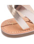 Pepe Jeans Sandali March Basic Metal PLS90442 Zlata - Pepit.si