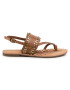 Pepe Jeans Sandali March Studs PLS90447 Rjava - Pepit.si