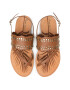 Pepe Jeans Sandali March Studs PLS90447 Rjava - Pepit.si