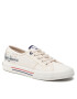 Pepe Jeans Tenis superge Brady W Logo PLS31288 Bež - Pepit.si