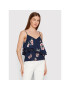 Pepe Jeans Top Lea PL303340 Mornarsko modra Regular Fit - Pepit.si