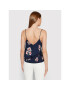 Pepe Jeans Top Lea PL303340 Mornarsko modra Regular Fit - Pepit.si