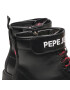 Pepe Jeans Zimski škornji Hatton Strap Combi PGS50167 Črna - Pepit.si