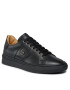 PHILIPP PLEIN Superge Leather Lo-Top Sneakers Hexagon AACS MSC3905 PLE075N Črna - Pepit.si