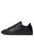 PHILIPP PLEIN Superge Leather Lo-Top Sneakers Hexagon AACS MSC3905 PLE075N Črna - Pepit.si