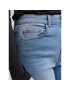 Pieces Jeans hlače Peggy 17123711 Modra Slim Fit - Pepit.si