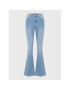 Pieces Jeans hlače Peggy 17123711 Modra Slim Fit - Pepit.si