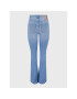 Pieces Jeans hlače Peggy 17123711 Modra Slim Fit - Pepit.si