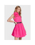 Pinko Cocktail obleka Cefalonia 100332 Y3LE Roza Regular Fit - Pepit.si