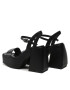 Pinko Sandali Fantine Wedge PE 23 BLKS1 100655 A0N9 Črna - Pepit.si