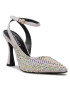 Pinko Sandali Lisette Slingback PE BLKS1 100566 A0N6 Siva - Pepit.si