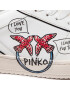 Pinko Superge Rodano Basket Sneaker AI 22-23 BLKS1 1H2151 A091 Bela - Pepit.si