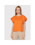 Please Bluza T0GJOP9C09 Oranžna Regular Fit - Pepit.si