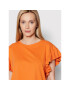 Please Bluza T0GJOP9C09 Oranžna Regular Fit - Pepit.si