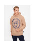 Plein Sport Jopa Hoodie Sweatshirt Tiger AACC MJB3109 SJO001N Bež Regular Fit - Pepit.si