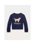 Polo Ralph Lauren Bluza Ls Dog Tee 312916817001 Mornarsko modra Regular Fit - Pepit.si