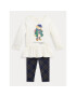 Polo Ralph Lauren Komplet bluza in legice Lscnlegset 310919163001 Écru Regular Fit - Pepit.si