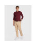 Polo Ralph Lauren Majica z dolgimi rokavi 710760121 Bordo rdeča Slim Fit - Pepit.si