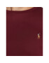 Polo Ralph Lauren Majica z dolgimi rokavi 710760121 Bordo rdeča Slim Fit - Pepit.si