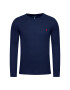 Polo Ralph Lauren Majica z dolgimi rokavi Crw 714830284001 Mornarsko modra Slim Fit - Pepit.si