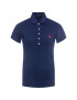 Polo Ralph Lauren Polo majica Julie 211505654111 Mornarsko modra Slim Fit - Pepit.si