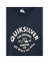 Quiksilver Bluza Script Talk EQBZT04514 Mornarsko modra Regular Fit - Pepit.si