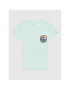 Quiksilver Majica Another Story EQBZT04420 Zelena Regular Fit - Pepit.si