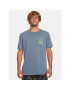 Quiksilver Majica Cleancircle Tees EQYZT07491 Modra Regular Fit - Pepit.si