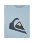 Quiksilver Majica Comp Logo EQBZT04369 Modra Regular Fit - Pepit.si