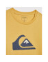 Quiksilver Majica Comp Logo EQBZT04369 Rumena Regular Fit - Pepit.si