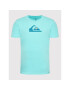 Quiksilver Majica Comp Logo EQYZT06534 Modra Regular Fit - Pepit.si