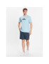 Quiksilver Majica Comp Logo EQYZT06534 Modra Regular Fit - Pepit.si