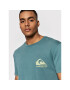 Quiksilver Majica How Are You Feeling EQYZT06687 Zelena Regular Fit - Pepit.si