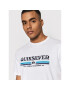 Quiksilver Majica Lined Up EQYZT06657 Bela Regular Fit - Pepit.si