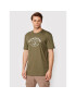 Quiksilver Majica Script Talk Front EQYZT07042 Zelena Regular Fit - Pepit.si