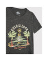 Quiksilver Majica Strange Days EQBZT04439 Siva Regular Fit - Pepit.si