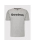 Reebok Majica Graphic Series Linear Logo FP9162 Siva Slim Fit - Pepit.si