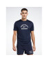 Reebok Majica Training Graphic T-Shirt IC7664 Modra - Pepit.si