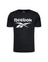 Reebok Majica Workout Ready Supremium Graphic FK6219 Črna Classic Fit - Pepit.si