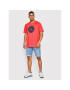 Rip Curl Majica Corp Icon CTEXB9 Roza Relaxed Fit - Pepit.si