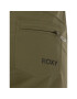 Roxy Hlače za snowborad Creek ERJTP03089 Zelena Skinny Fit - Pepit.si