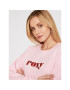 Roxy Jopa Break Away Crew ERJFT04394 Roza Regular Fit - Pepit.si