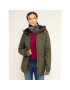 Roxy Parka Stated ERJTJ03225 Zelena Long Fit - Pepit.si